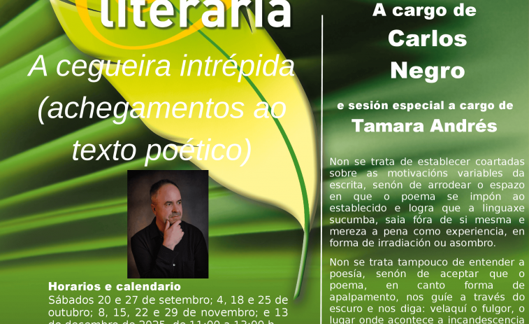 A Escola de Escritoræs lanza en Bertamiráns o obradoiro literario 