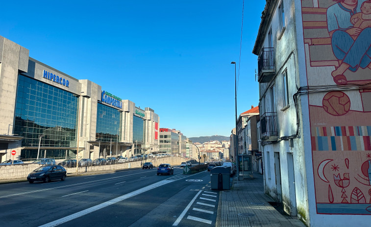 Cortes de tráfico desde este lunes por las obras de asfaltado en varias calles de Compostela