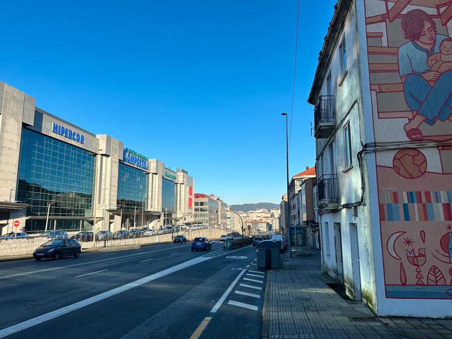 Cortes de tráfico desde este lunes por las obras de asfaltado en varias calles de Compostela