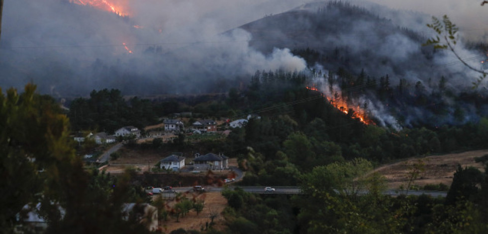 Galicia suma más de 95.000 hectáreas quemadas este mes agosto, según cifras de la Xunta