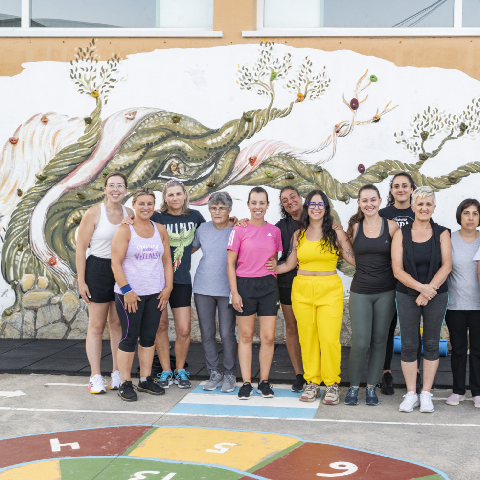 Rois  Clase de pilates en Urdilde do programa Móvete no Verán Pilates Urdilde 1