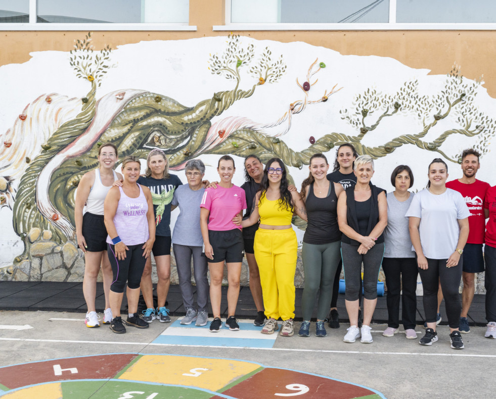 Rois  Clase de pilates en Urdilde do programa Móvete no Verán Pilates Urdilde 1