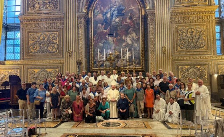 Peregrinos compostelanos viven en Roma el inicio del Jubileo de la Esperanza