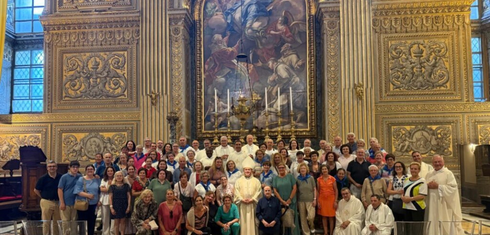 Peregrinos compostelanos viven en Roma el inicio del Jubileo de la Esperanza