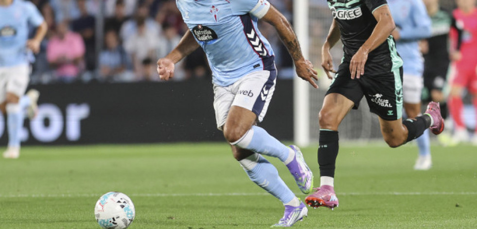 El Celta se atasca en Balaídos y cede un empate ante el Betis (1-1)