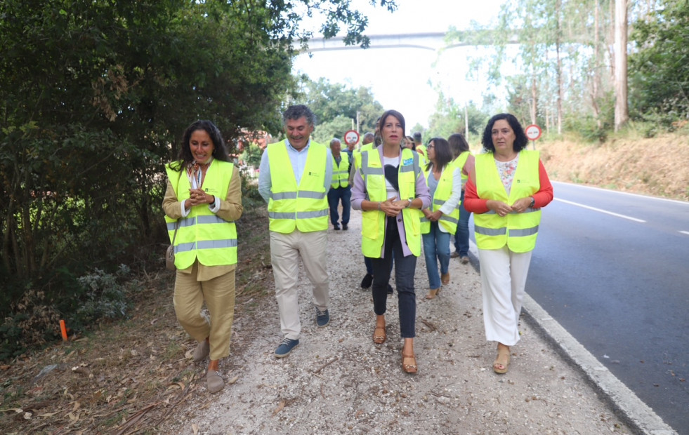 Boqueixón contará cun itinerario seguro de 1,3 km para peóns e ciclistas na AC-960