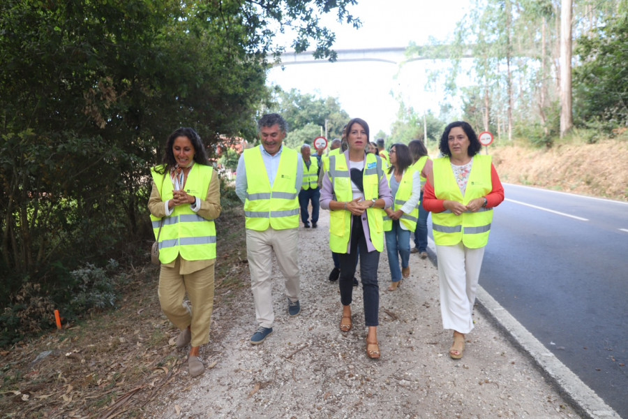 Boqueixón contará cun itinerario seguro de 1,3 km para peóns e ciclistas na AC-960