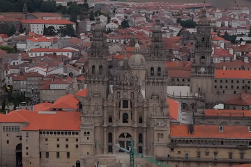 Santiago de Compostela a vista de dron