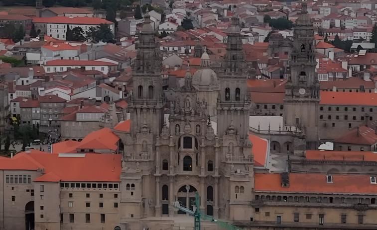 La Catedral de Santiago, a vista de dron