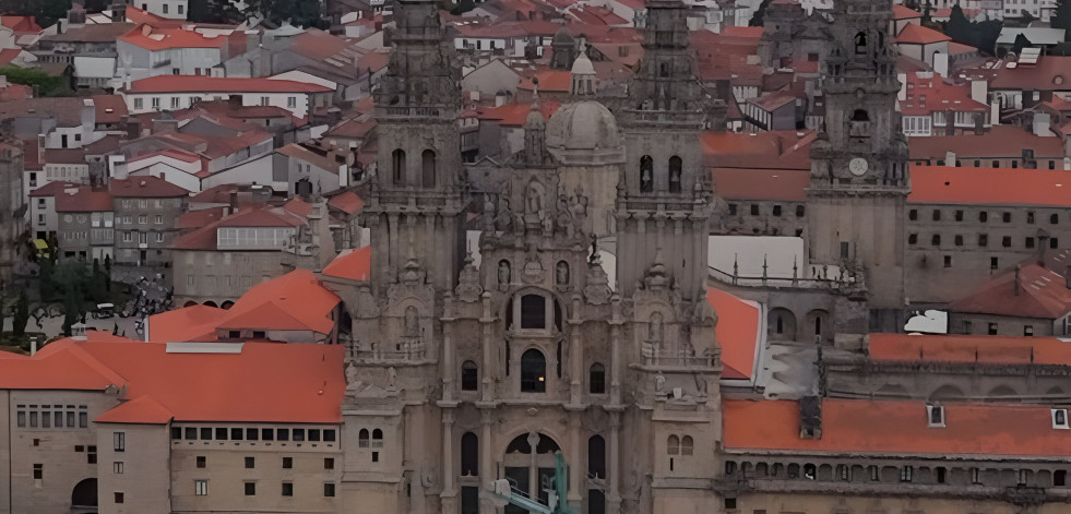 La Catedral de Santiago, a vista de dron