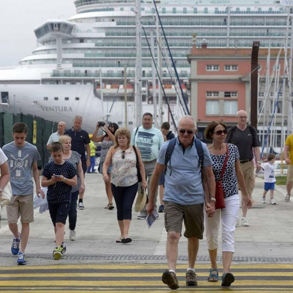 ¿Qué ven los cruceristas en A Coruña? Las opciones son monumentos, compras o Santiago
