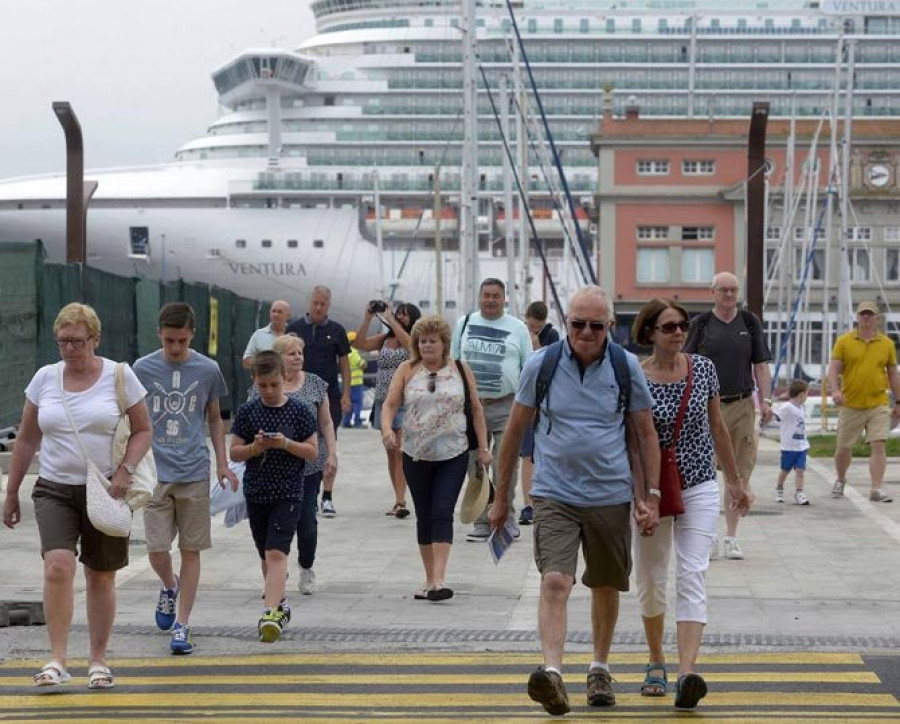 ¿Qué ven los cruceristas en A Coruña? Las opciones son monumentos, compras o Santiago