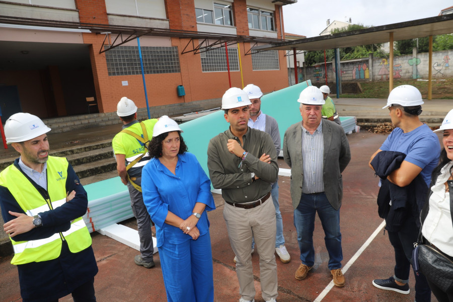 La Xunta invierte más de 291.000 euros en renovar la cubierta del CEIP de Sigüeiro en Oroso