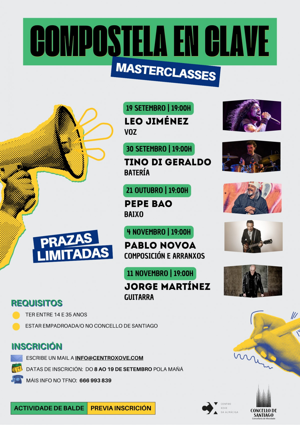 Cartaz Compostela en Clave 2025