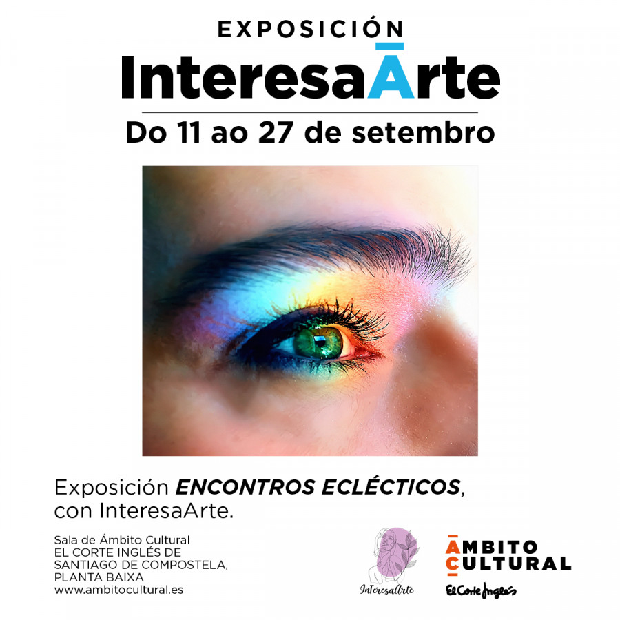 “Encontros Eclécticos” lleva color y pasión a la Sala de Ámbito Cultural de El Corte Inglés en Santiago