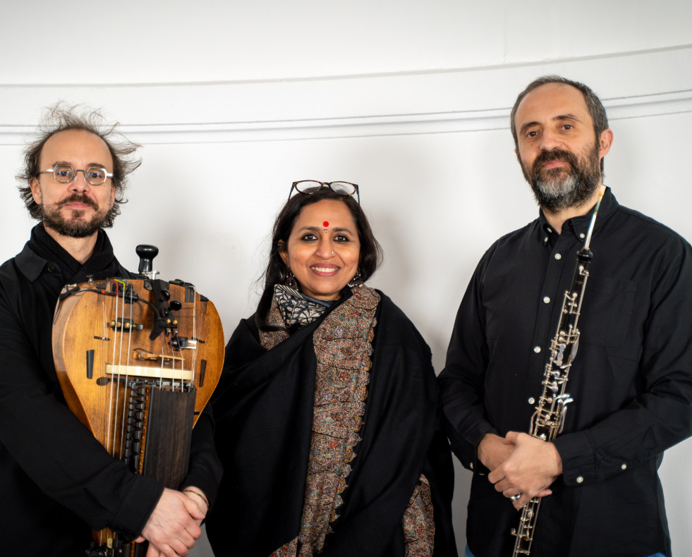 Germán Díaz, Vidya Shah  y Benxamín Otero