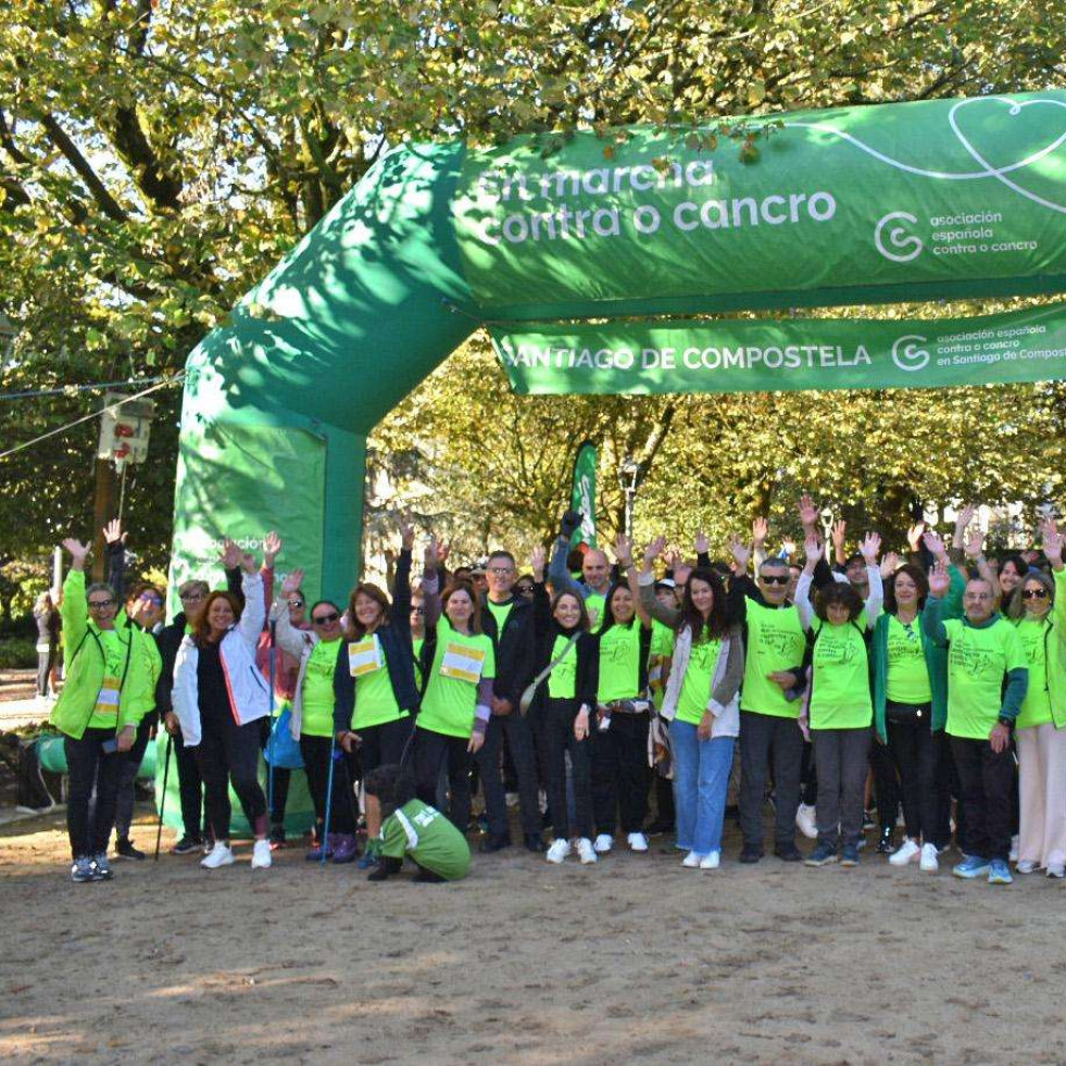 La Asociación Española Contra el Cáncer organiza en Santiago una charla de prevención y una andaina solidaria