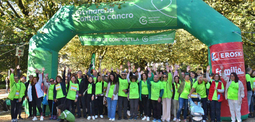 La Asociación Española Contra el Cáncer organiza en Santiago una charla de prevención y una andaina solidaria