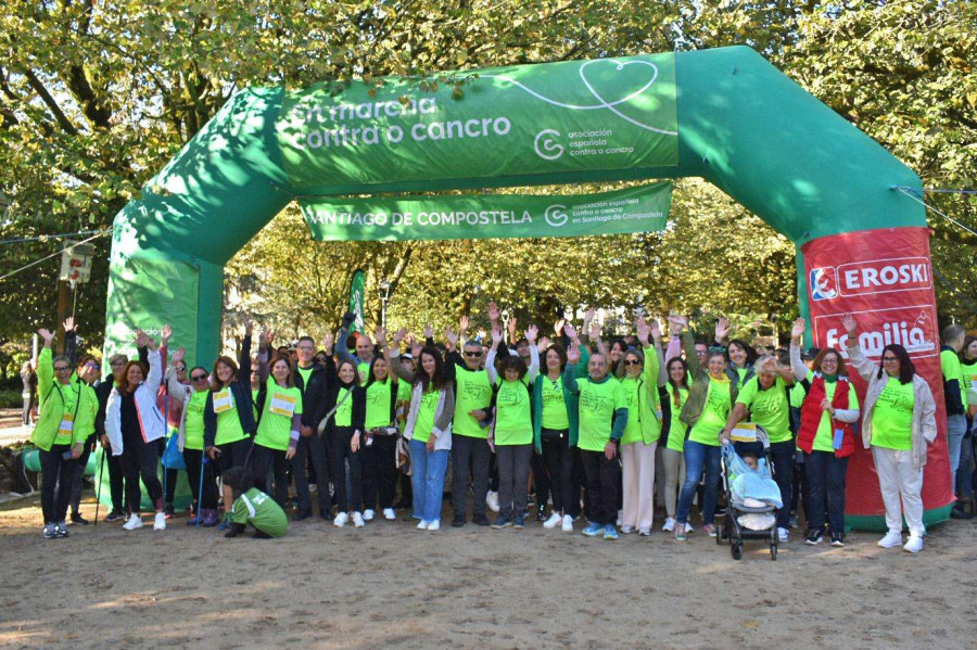 La Asociación Española Contra el Cáncer organiza en Santiago una charla de prevención y una andaina solidaria