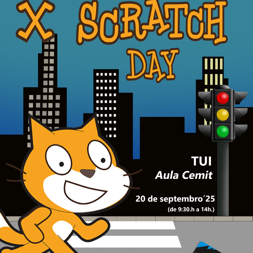 Santiago acollerá a clausura da X edición do Scratch Day con IA e novas experiencias STEAM