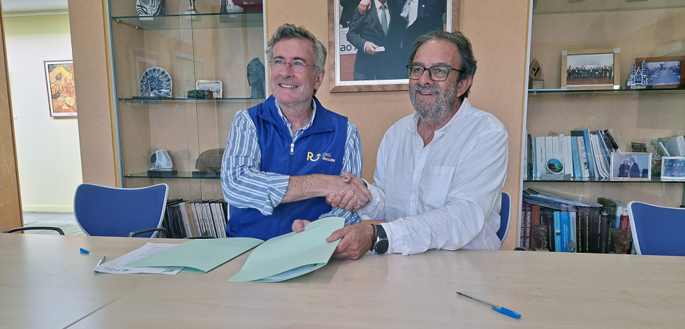 El Área Empresarial do Tambre firma un convenio para impulsar la integración de personas refugiadas