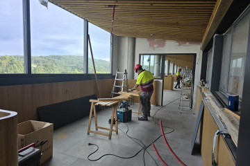 Obras hospital de Santiago, Chus