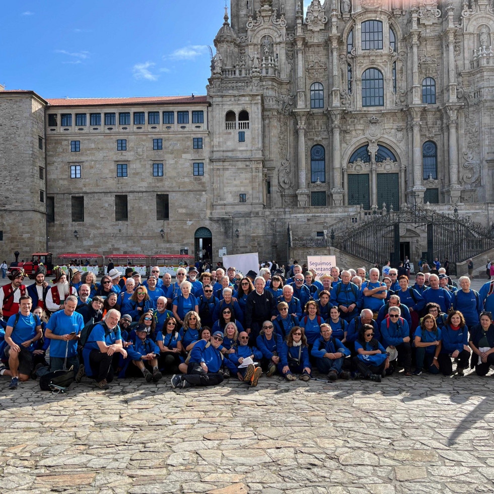 Un centenar de personas con diabetes culminan el Camino de Santiago